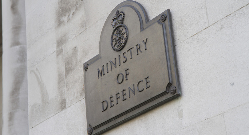 Ministry of Defence sign