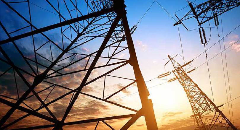 Electricity pylons