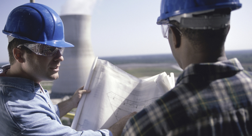 Nuclear plant workers